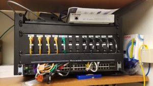 patch panel and switch